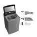 electrodomesticos lavado y secado lavadora kalley digital gris de 22 kg lv0482k0234 mp madecentro