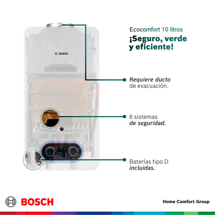 electrodomesticos climatizacion calentadoragua 10 l tiro natural paso gas propano therm 2200 o bosch ltda calbos013 mp madecentro