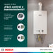 electrodomesticos climatizacion calentadoragua 16 l tiro natural paso gas propano bosch bosch ltda calbos033 mp madecentro