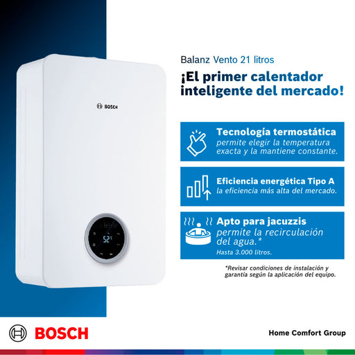 electrodomesticos climatizacion calentadoragua 21 l tiro forzado paso gas propano therm 5600 f bosch ltda calbos017 mp madecentro
