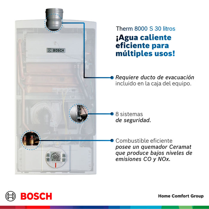 electrodomesticos climatizacion calentadoragua 30 l tiro forzado paso gas natural therm 8000 s bosch ltda calbos020 mp madecentro
