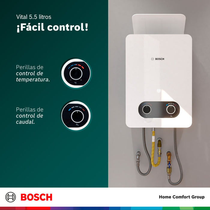 electrodomesticos climatizacion calentadoragua 5 5 l tiro natural paso gas natural vital 1500 bosch ltda calbos040 mp madecentro