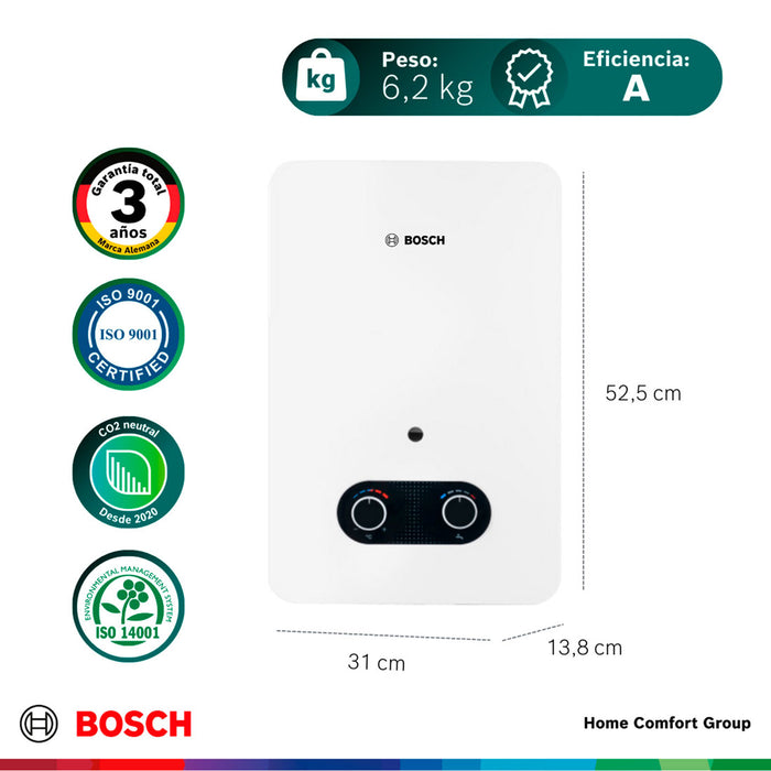 electrodomesticos climatizacion calentadoragua 5 l tiro natural paso gas propano vital 1500 bosch ltda calbos032 mp madecentro