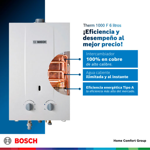 electrodomesticos climatizacion calentadoragua 6 l tiro forzado paso gas natural therm 1000 f bosch ltda calbos045 mp madecentro