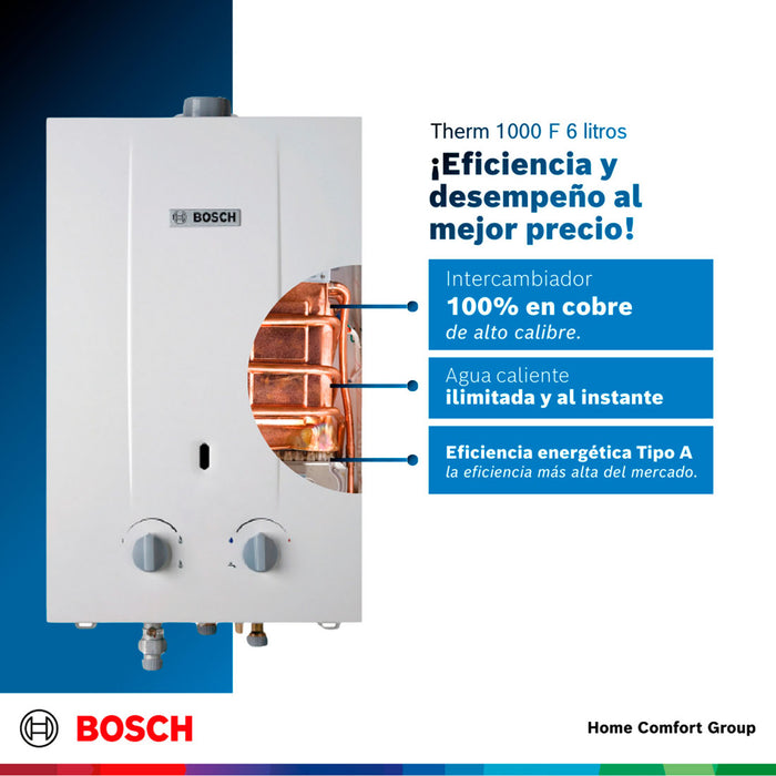 electrodomesticos climatizacion calentadoragua 6 l tiro forzado paso gas natural therm 1000 f bosch ltda calbos045 mp madecentro