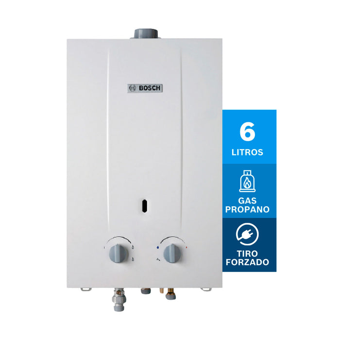 electrodomesticos climatizacion calentadoragua 6 l tiro forzado paso gas propano therm 1000 f bosch ltda calbos043 mp madecentro