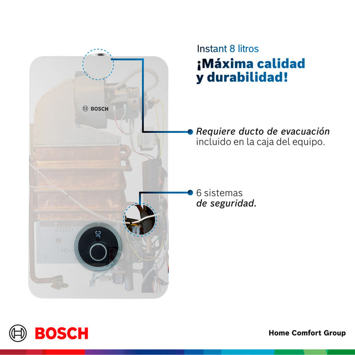 electrodomesticos climatizacion calentadoragua 8 l tiro forzado paso gas natural therm 2400 f bosch ltda calbos001 mp madecentro