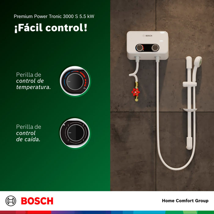 electrodomesticos climatizacion calentadoragua electrico paso monopunto 5 5 kw 127 v tronic 3000 s bosch ltda calbos035 mp madecentro
