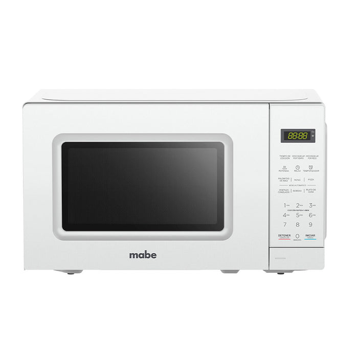 electrodomesticos cocina horno microondas 20 l 0 7 pies cubicos 120 v blanco mabe mbe0056 mp madecentro