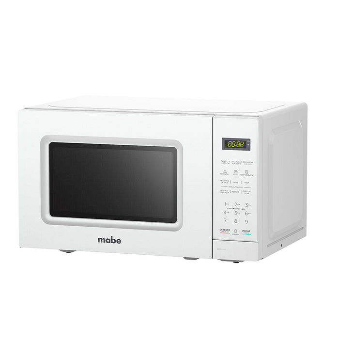 electrodomesticos cocina horno microondas 20 l 0 7 pies cubicos 120 v blanco mabe mbe0056 mp madecentro