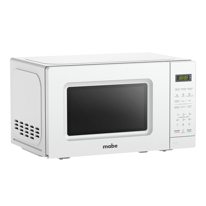 electrodomesticos cocina horno microondas 20 l 0 7 pies cubicos 120 v blanco mabe mbe0056 mp madecentro