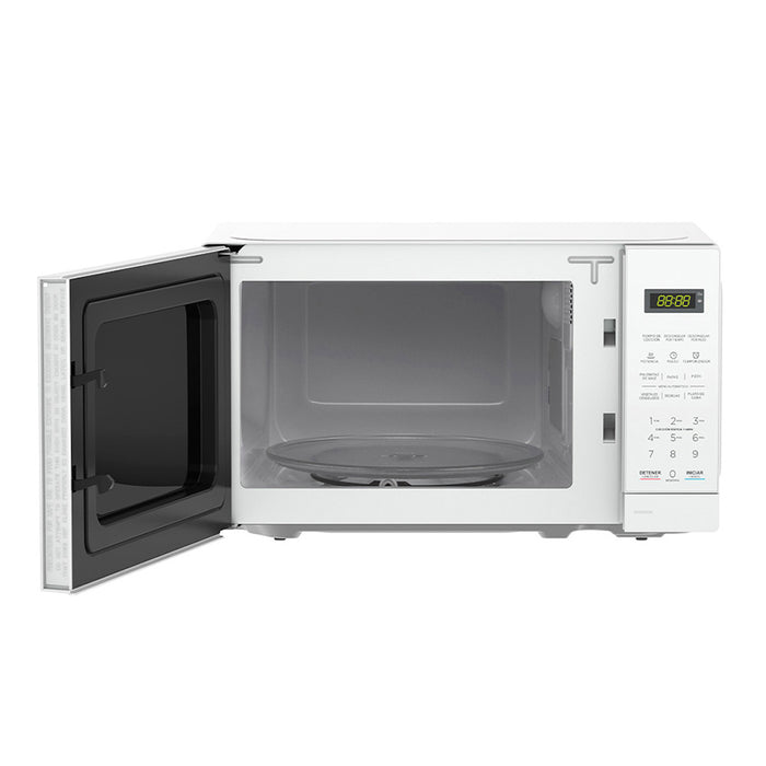 electrodomesticos cocina horno microondas 20 l 0 7 pies cubicos 120 v blanco mabe mbe0056 mp madecentro
