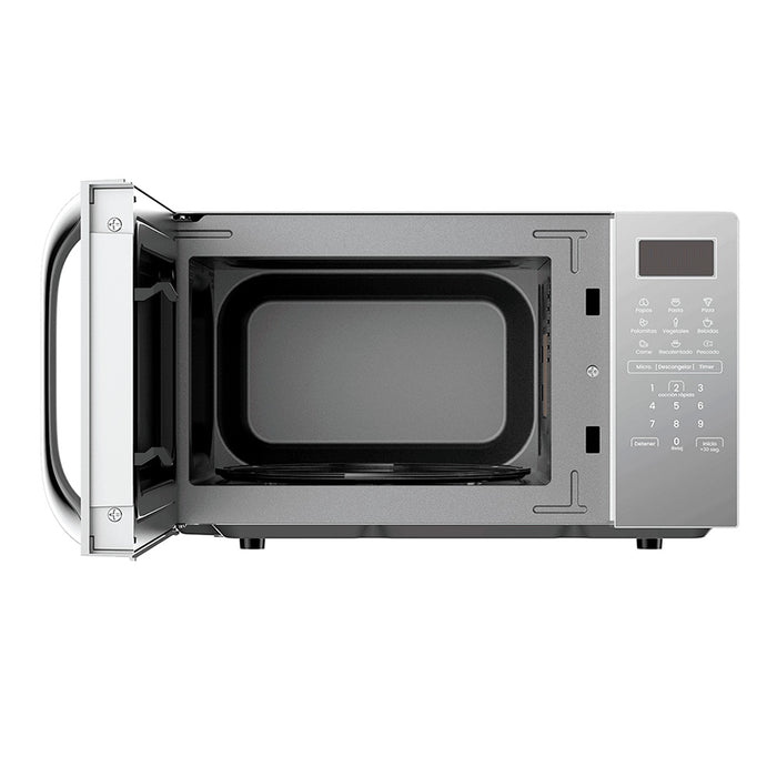 electrodomesticos cocina horno microondas 20 l 0 7 pies cubicos 120 v gris mabe mbe0057 mp madecentro