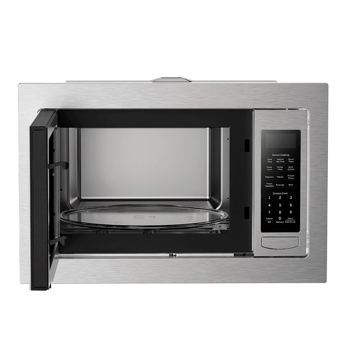 electrodomesticos cocina horno microondas 31 l 1 1 pies cubicos 120 v acero inoxidable vidrio negro mabe mbe0063 mp madecentro