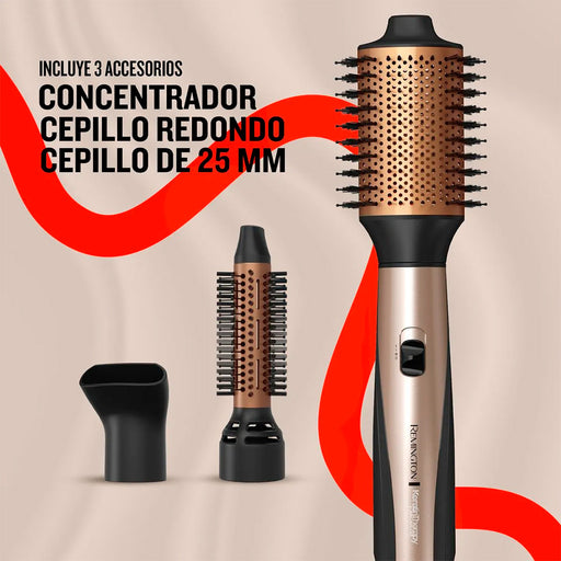 electrodomesticos cuidado personal cepillo para cabello desenredante antiestatico de uso diario remington rcorb333 mp madecentro