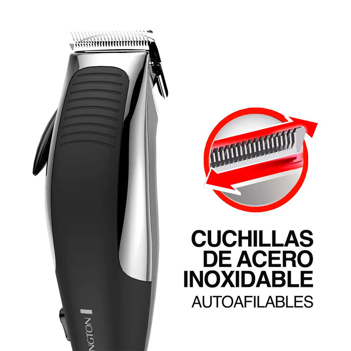 electrodomesticos cuidado personal cortadora de cabello uso domestico facil manejo remington rcorb957 mp madecentro