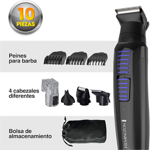 electrodomesticos cuidado personal kit de corte de cabello profesional uso completo remington rcorb868 mp madecentro
