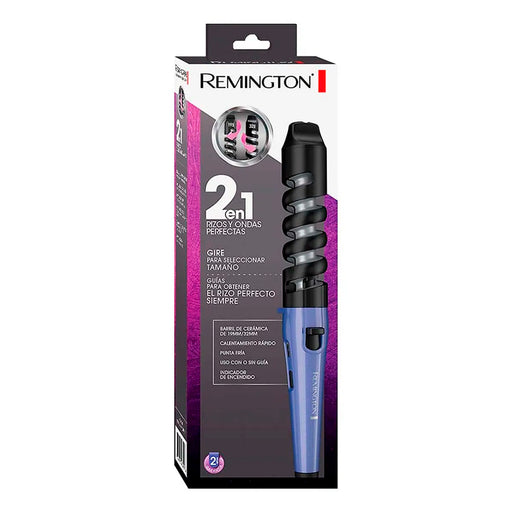 electrodomesticos cuidado personal ondulador de cabello barril ceramico antifrizz remington rcorb627 mp madecentro