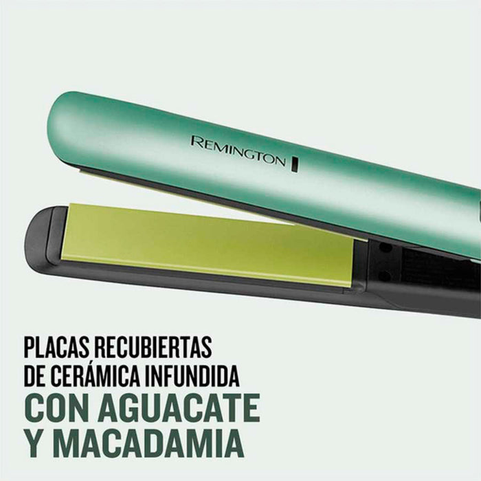 electrodomesticos cuidado personal plancha alisadora cabello control de temperatura ajustable remington rcorb355 mp madecentro