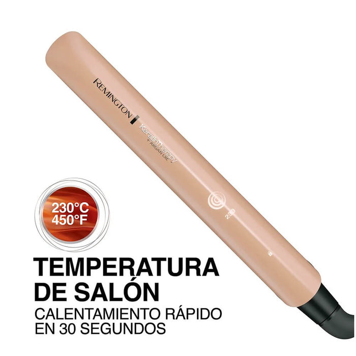 electrodomesticos cuidado personal plancha profesional cabello liso duradero remington rcorb804 mp madecentro