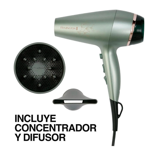 electrodomesticos cuidado personal secador de cabello diseño ergonomico facil manejo remington rcorb803 mp madecentro