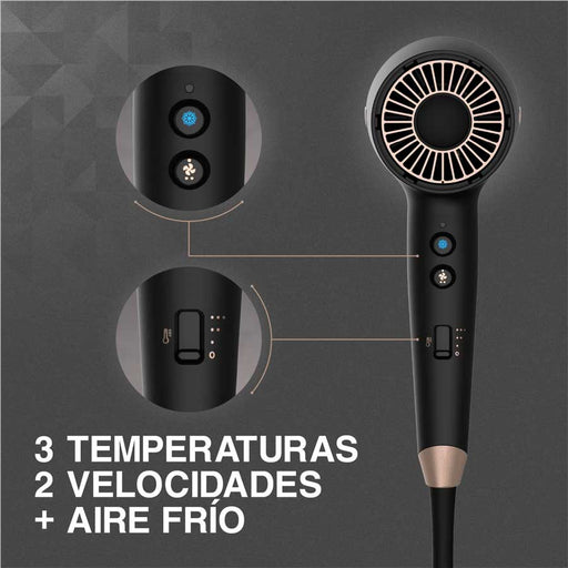 electrodomesticoscuidadopersonalsecadordecabellomotorpotenteusoprofesionalremingtonrcorb299mpmadecentro