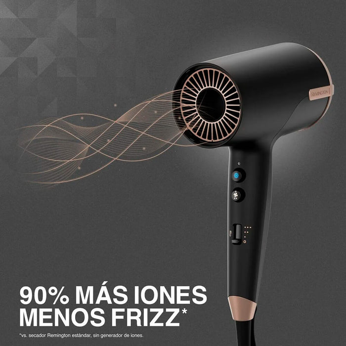 electrodomesticos cuidado personal secador de cabello motor potente uso profesional remington rcorb299 mp madecentro