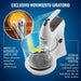 electrodomesticos de cocina batidora de mano y pedestal oster con turbo 2121775 blanco ost024 mp madecentro