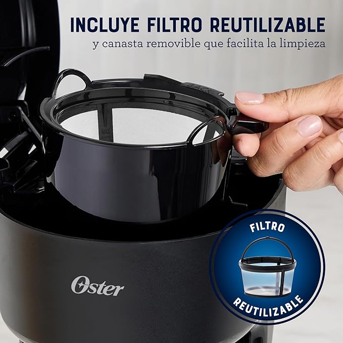 electrodomesticos de cocina cafetera de 5 tazas switch negra ost012 mp madecentro