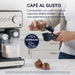 electrodomesticos de cocina cafetera espresso oster plateado tecnologia auto frothing ost015 mp madecentro