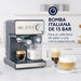 electrodomesticos de cocina cafetera espresso oster plateado tecnologia auto frothing ost015 mp madecentro