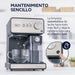 electrodomesticos de cocina cafetera espresso oster plateado tecnologia auto frothing ost015 mp madecentro