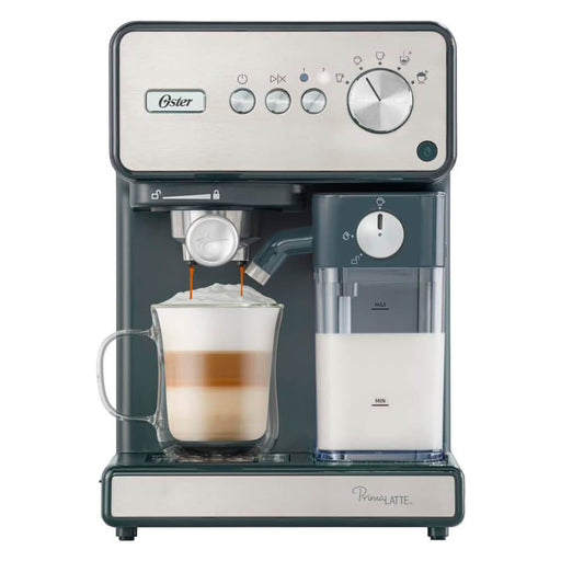 electrodomesticos de cocina cafetera espresso oster plateado tecnologia auto frothing ost015 mp madecentro