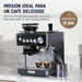electrodomesticos de cocina cafetera oster espresso barista negro ost016 mp madecentro