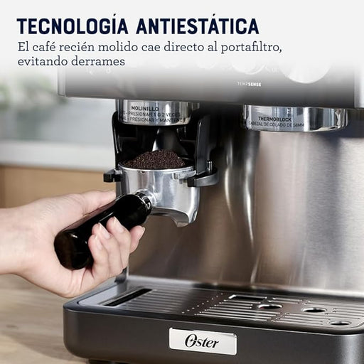 electrodomesticos de cocina cafetera oster espresso barista negro ost016 mp madecentro