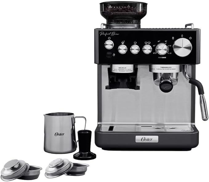 electrodomesticos de cocina cafetera oster espresso barista negro ost016 mp madecentro