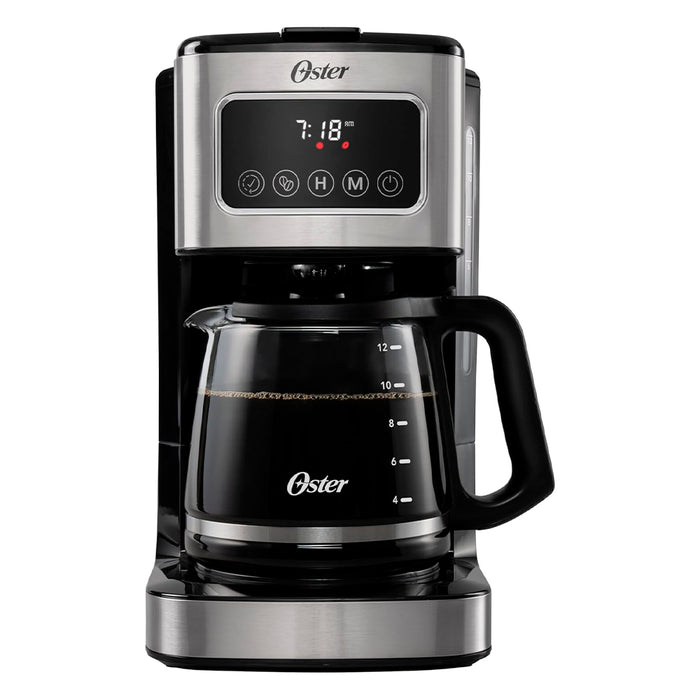 electrodomesticos de cocina cafetera pro oster de 12 tazas tacti ost014 mp madecentro