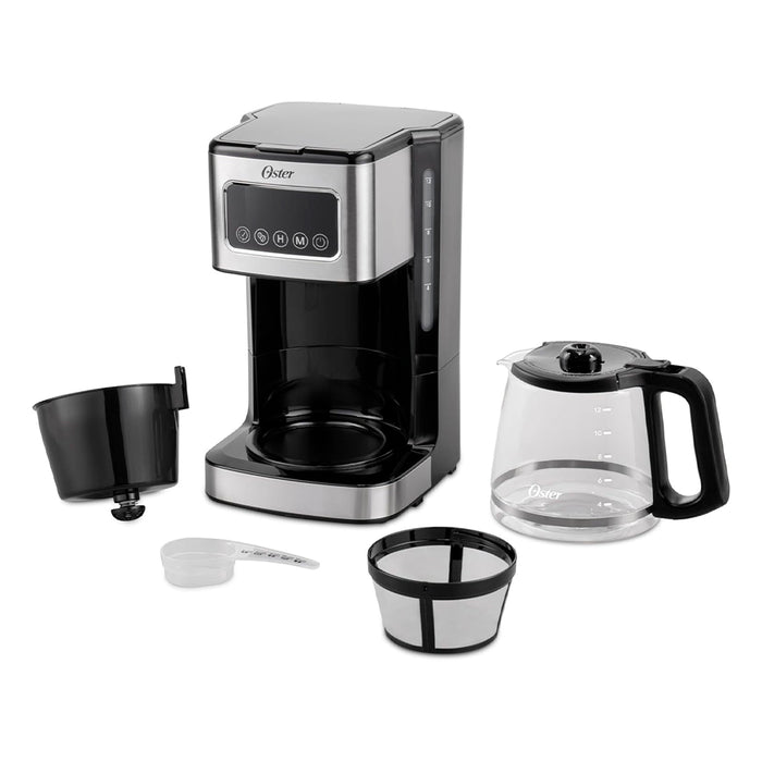 electrodomesticos de cocina cafetera pro oster de 12 tazas tacti ost014 mp madecentro