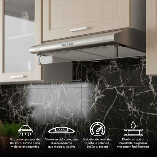 electrodomesticosdecocinacampanaextractoraenaceroinoxidablede60cm7238continentalclb7238mpmadecentro