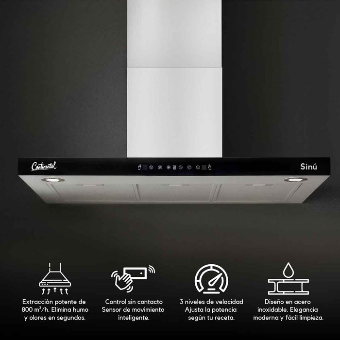 electrodomesticosdecocinacampanaextractorapeninsularde90cmdigital7320continentalclb7320mpmadecentro5