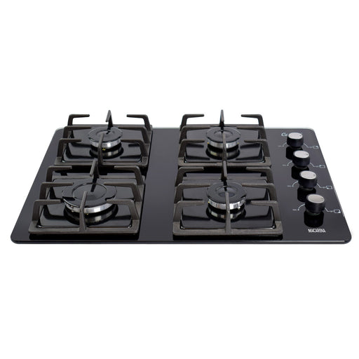 electrodomesticosdecocinaestufaempotrable4puestosconmedidade60x45agaspropano110venvidriotempladoparrillahierrofundido6316continentalclb6316mpmadecentro1