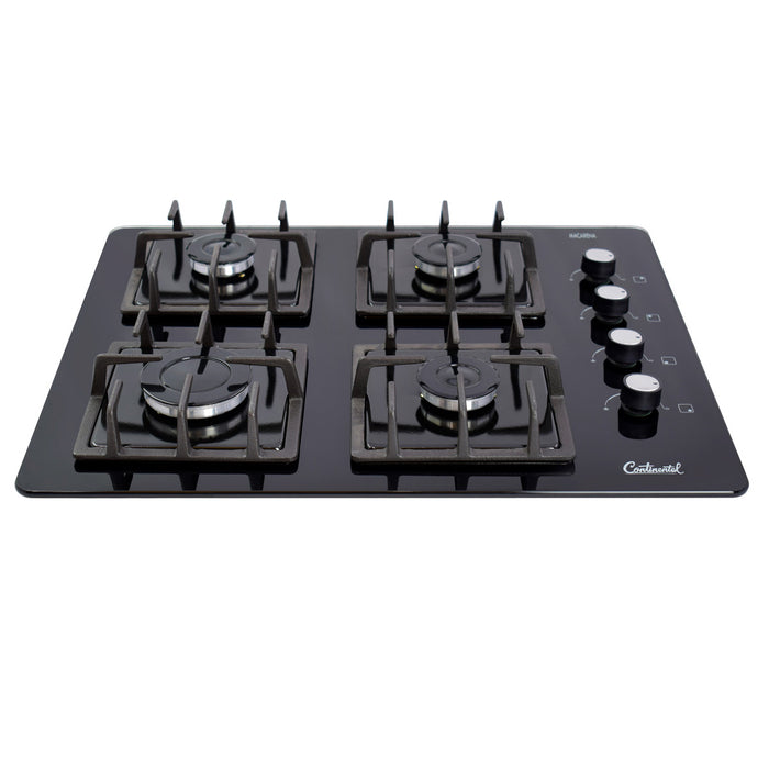 electrodomesticosdecocinaestufaempotrable4puestosconmedidade62x52agaspropano110venvidriotempladoparrillahierrofundido5470continentalclb5470mpmadecentro