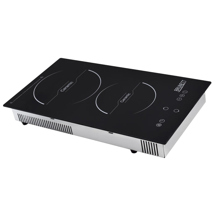 electrodomesticosdecocinaestufaempotrableinfrarrojoeléctricanegracon2zonasdecocción2981continentalclb2981mpmadecentro