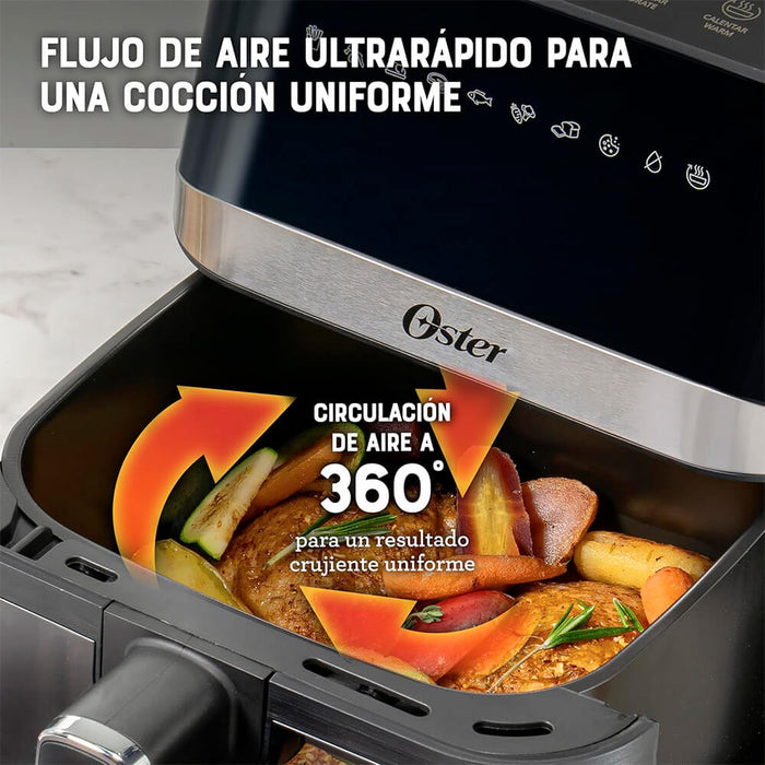 electrodomesticos de cocina freidora de 4 l digital con recubrimiento diamondforce ost003 mp madecentro