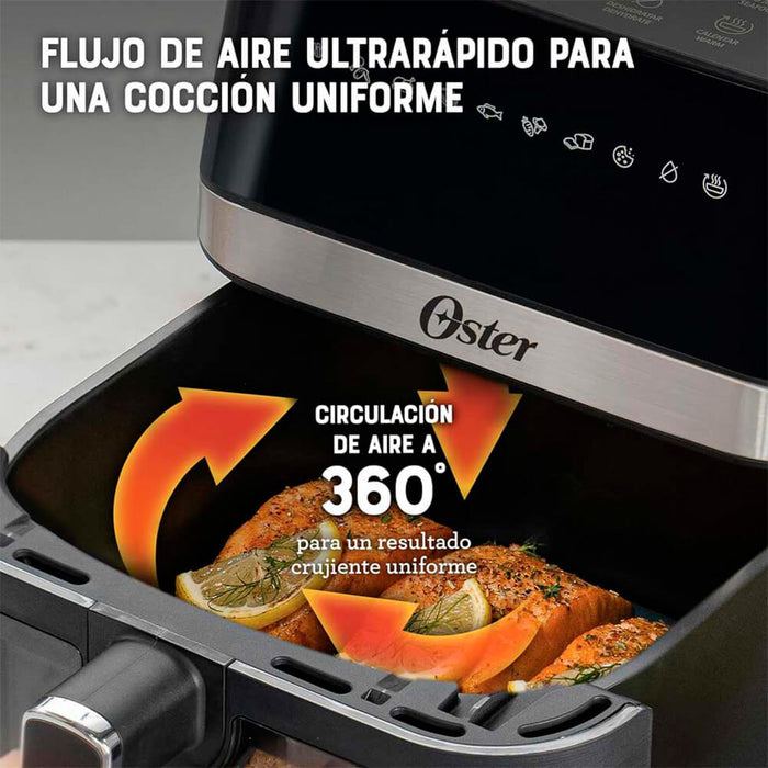electrodomesticos de cocina freidora de 6 l digital con recubrimiento diamondforce ost004 mp madecentro
