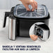 electrodomesticos de cocina freidora de 7 5 l digital con recubrimiento diamondforce ost005 mp madecentro