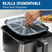electrodomesticos de cocina freidora de aire oster digital con diamondforce 9 l ckstaf90d plateado ost006 mp madecentro