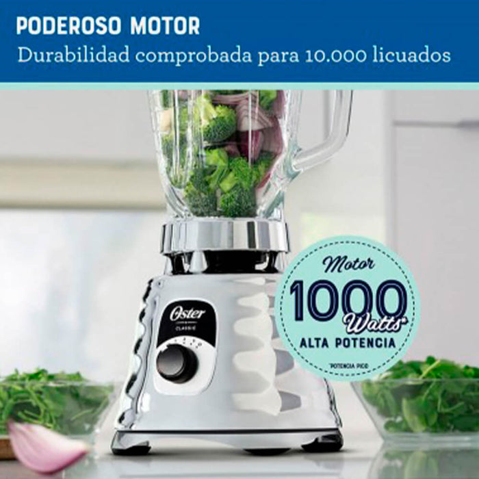 electrodomesticos de cocina licuadora oster clasica blst4655 plateado ost031 mp madecentro