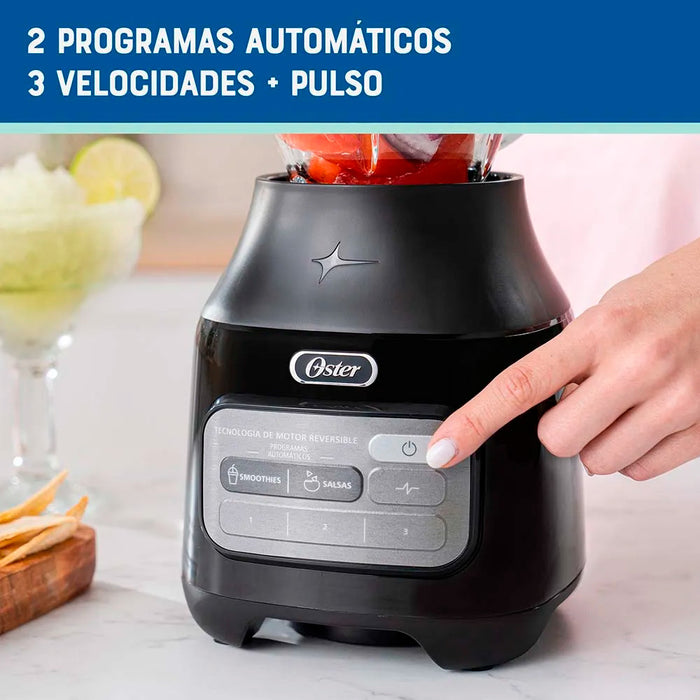 electrodomesticos de cocina licuadora oster reversible con programas automaticos y 3 velocidades 800 w ost032 mp madecentro