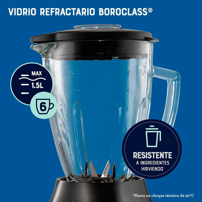 electrodomesticos de cocina licuadora oster reversible con programas automaticos y 3 velocidades 800 w ost032 mp madecentro
